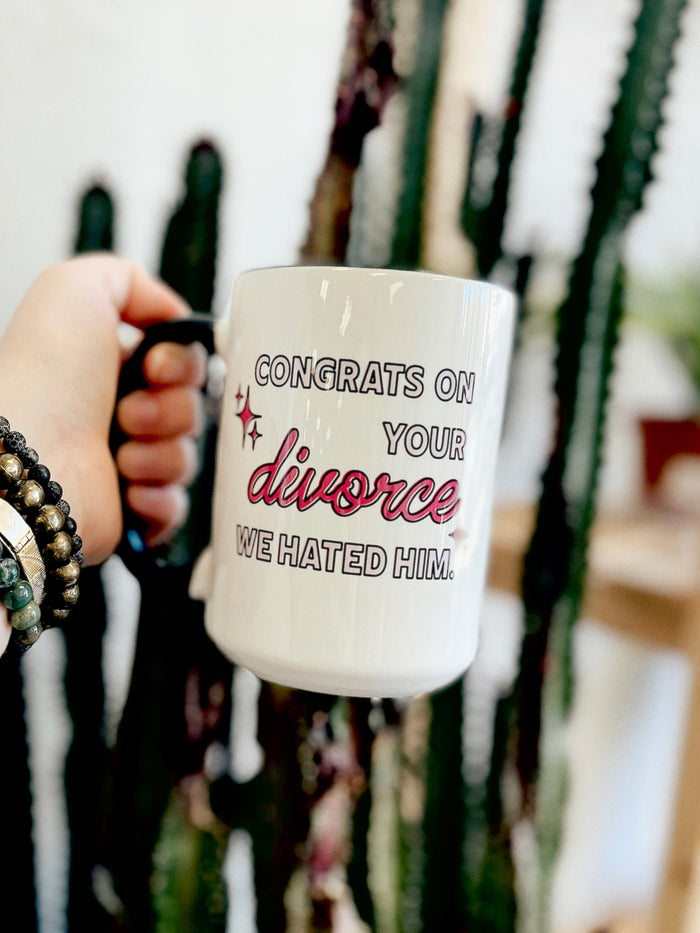 Congrats On Your Divorce 15oz Mug