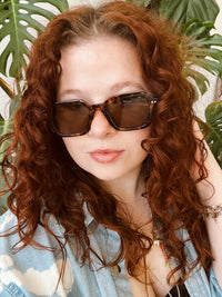 Baddie Bold Geometric Square Sunglasses