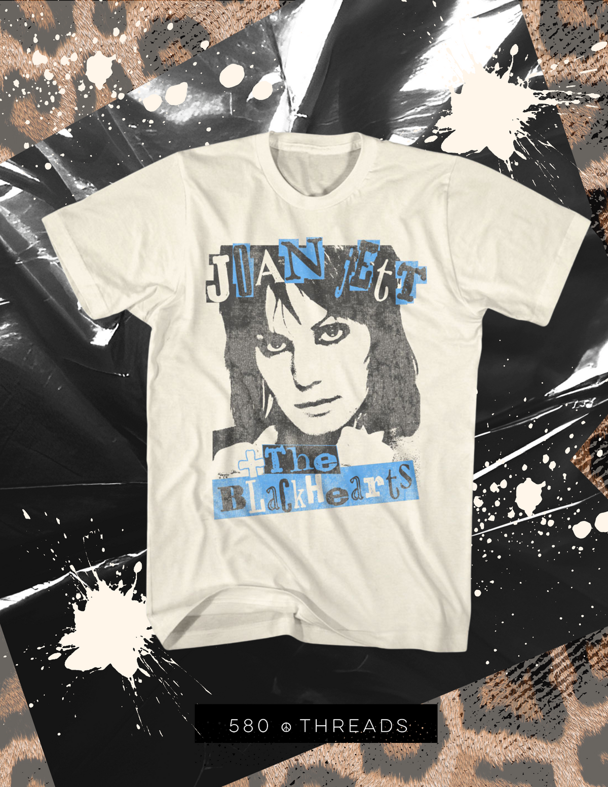 Joan Jett + The Blackhearts Tee in White