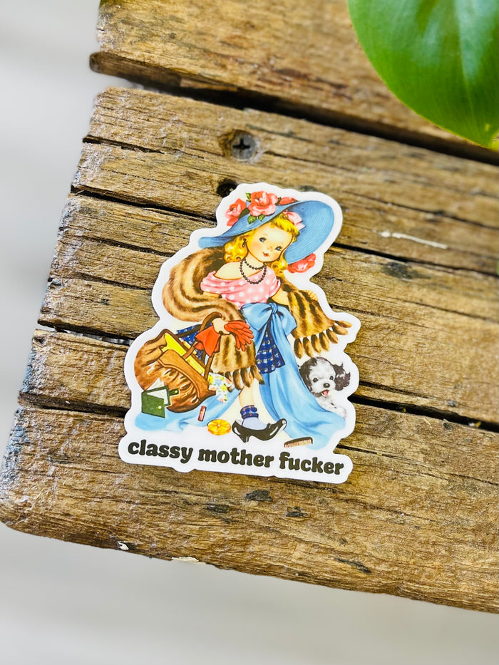 Classy Mother Sticker