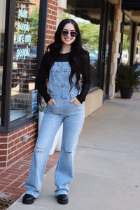 Meg Medium Wash Overall