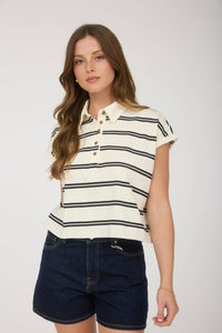 Josie Collared Boxy Top