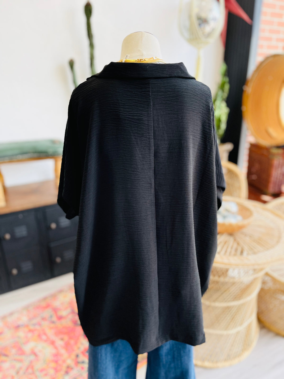 Classic Black Blouse