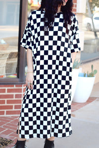 Warped Tour Checkered Dress