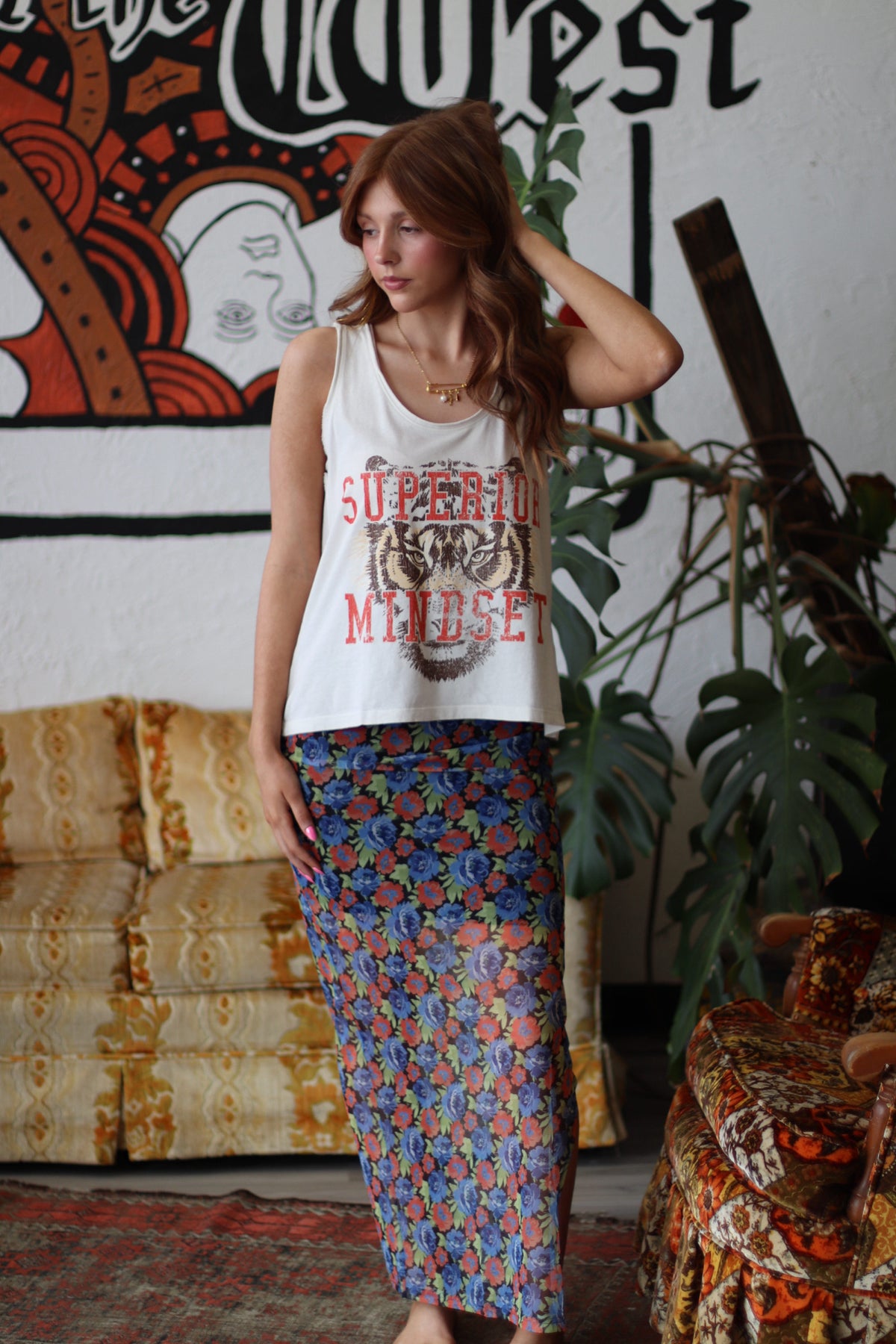 Superior Mindset Raw Edge Graphic Tank