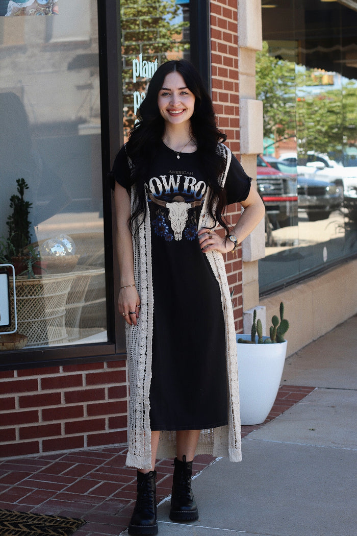 American Cowboy T Shirt Dress