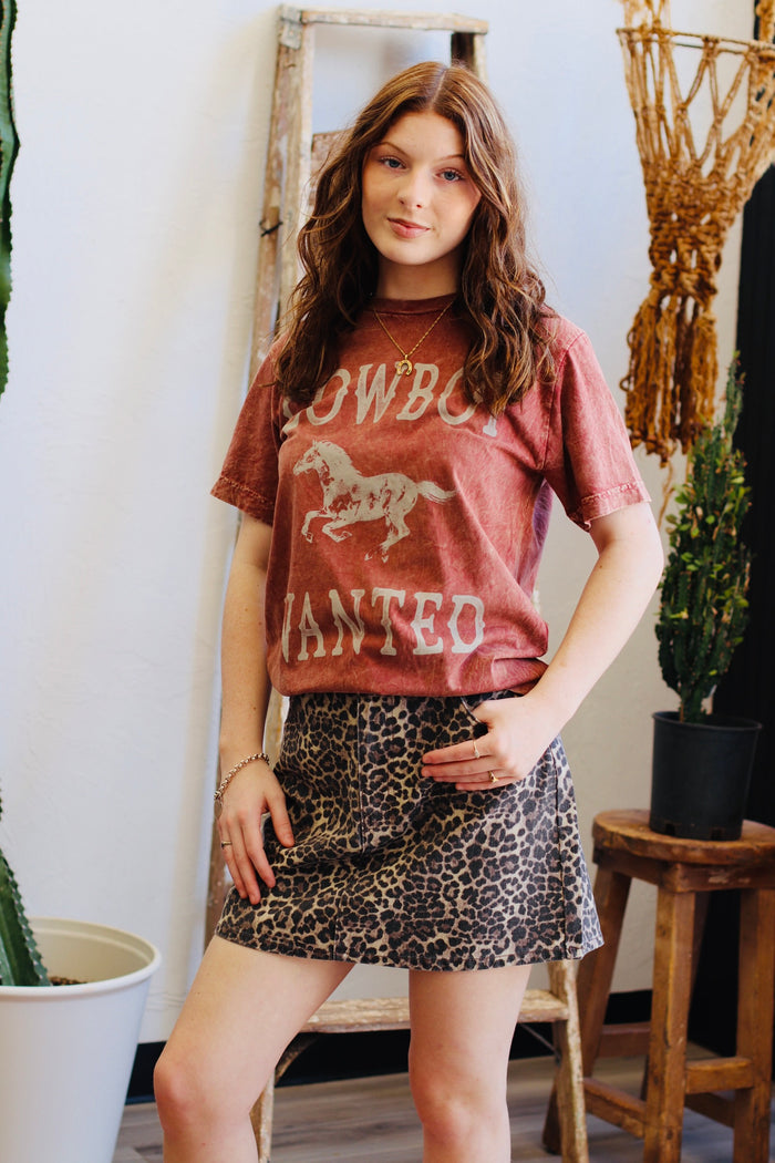 Coyote Ugly Leopard Mini Skirt