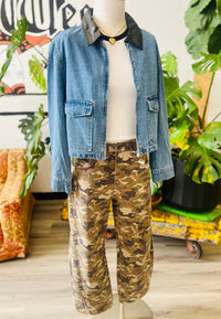 90s Cropped Denim Jacket