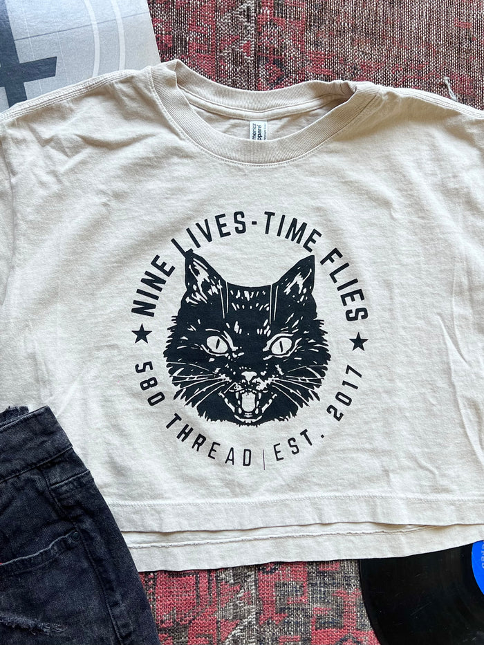 580 9yr Anniversary Tee - Cropped
