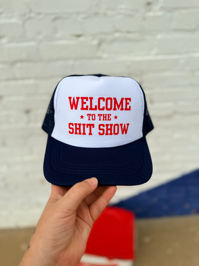 580 Trucker Hat + Welcome Navy