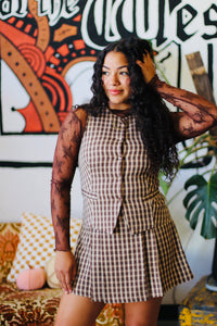 580 Lace Layering Top + Brown