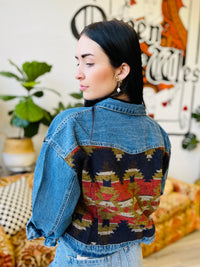 Western Cropped Denim Jacket