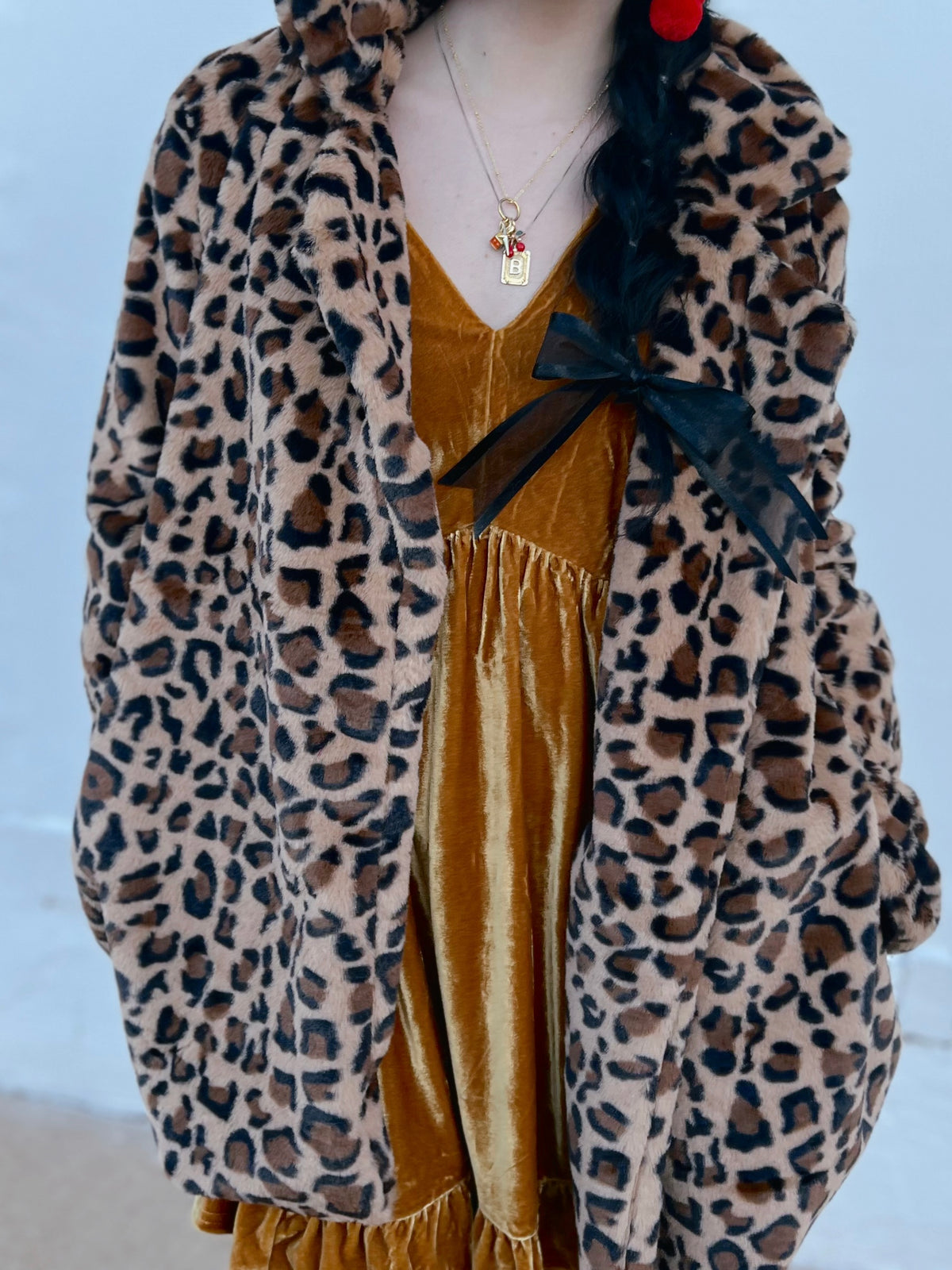 Leopard Moment Fur Coat