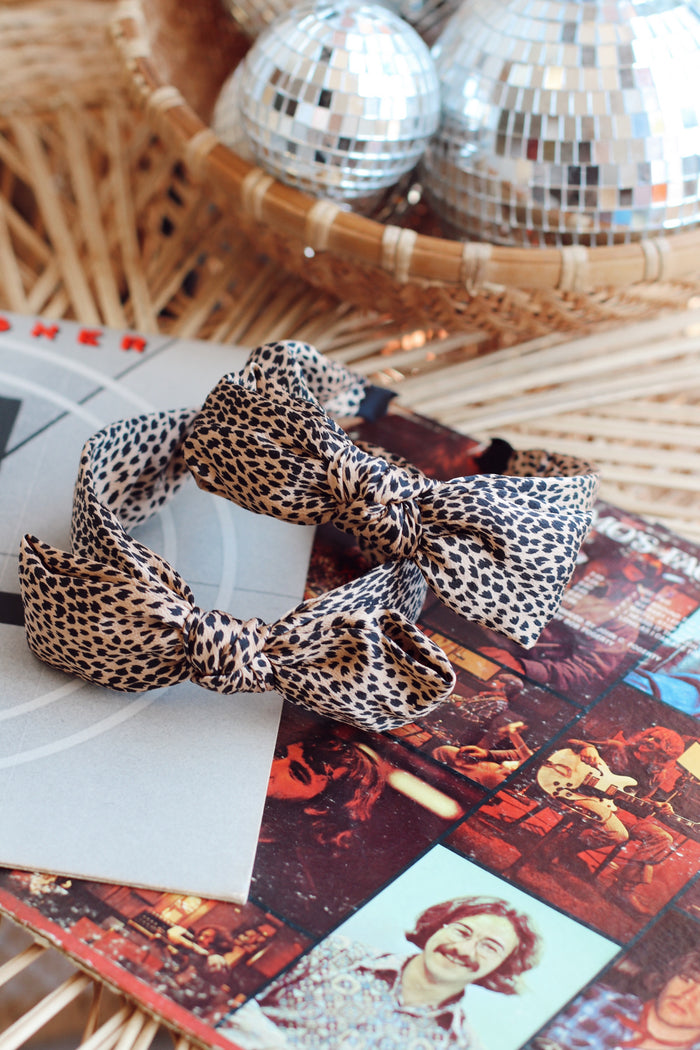 Leopard Knotted Headband