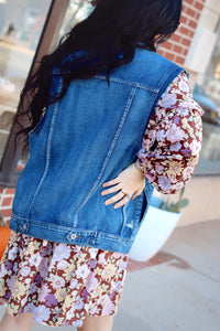 Julie Boyfriend Denim Vest