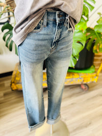 Carrie Cuffed Medium Wash Jeans