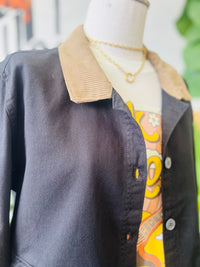Working Girl Barn Jacket + Black