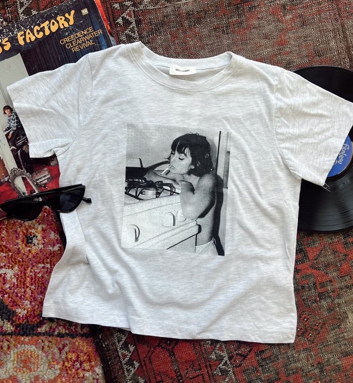 Cigarette Girl Heathered Tee