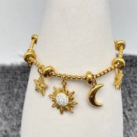 18K Gold Plated Celestial Bracelet