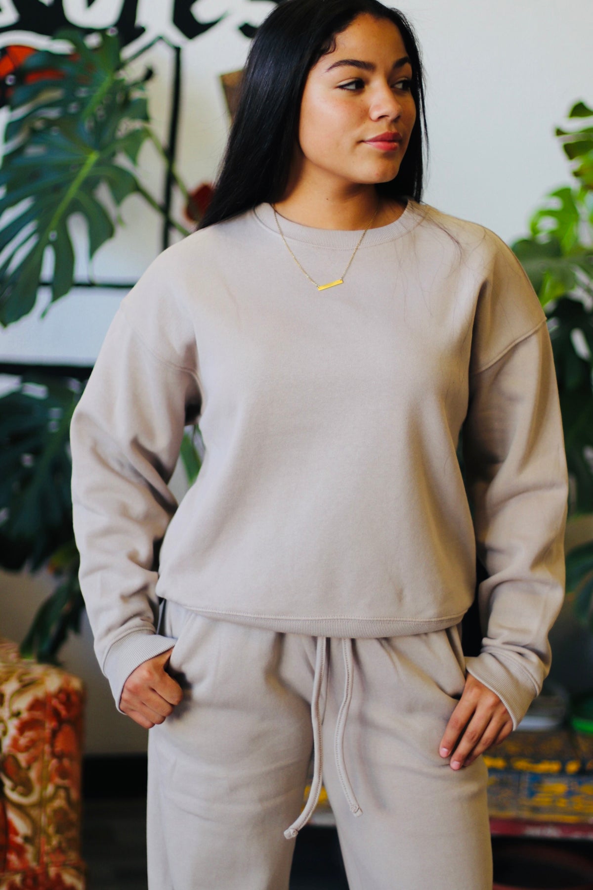 Comfiest Sweat Set Ever + Mocha