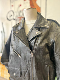 Vault | Leather Biker Jacket L/XL
