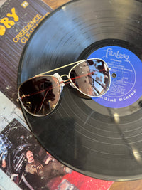 Double Bridge Aviator Sunglasses