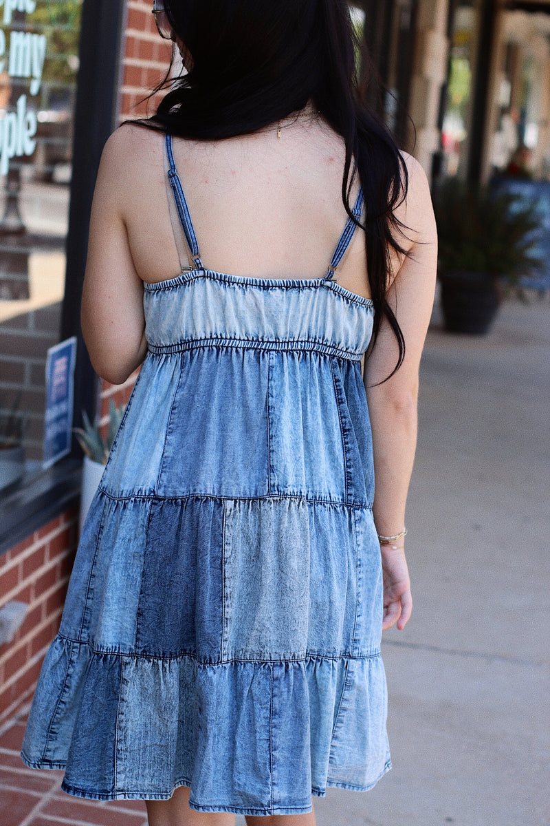 Harmony Denim Mini Dress