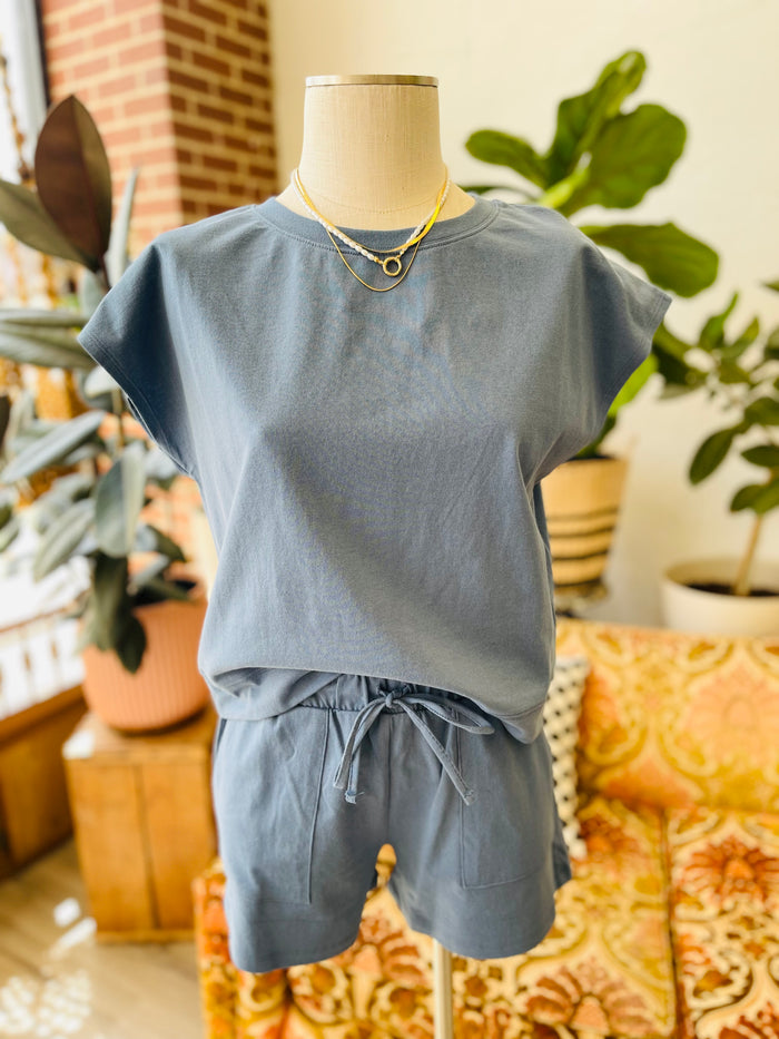 580 Friday Lounge Set in Blue