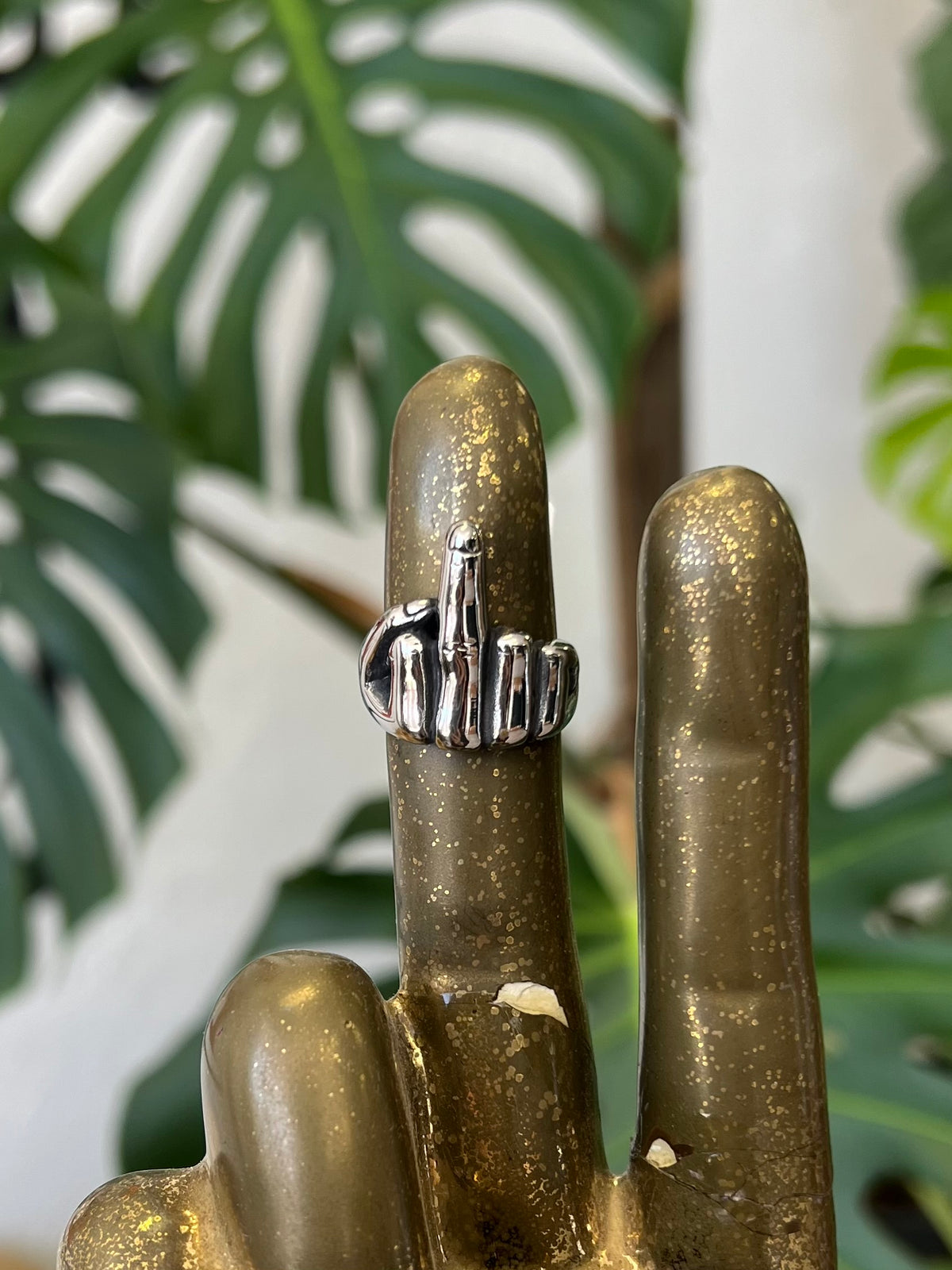 'F*ck' Unisex Chunky Stainless Steel Ring