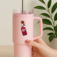 Dr Pepper Rose Sticker