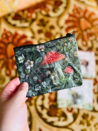 Woodland Mouse Zipper Wallet