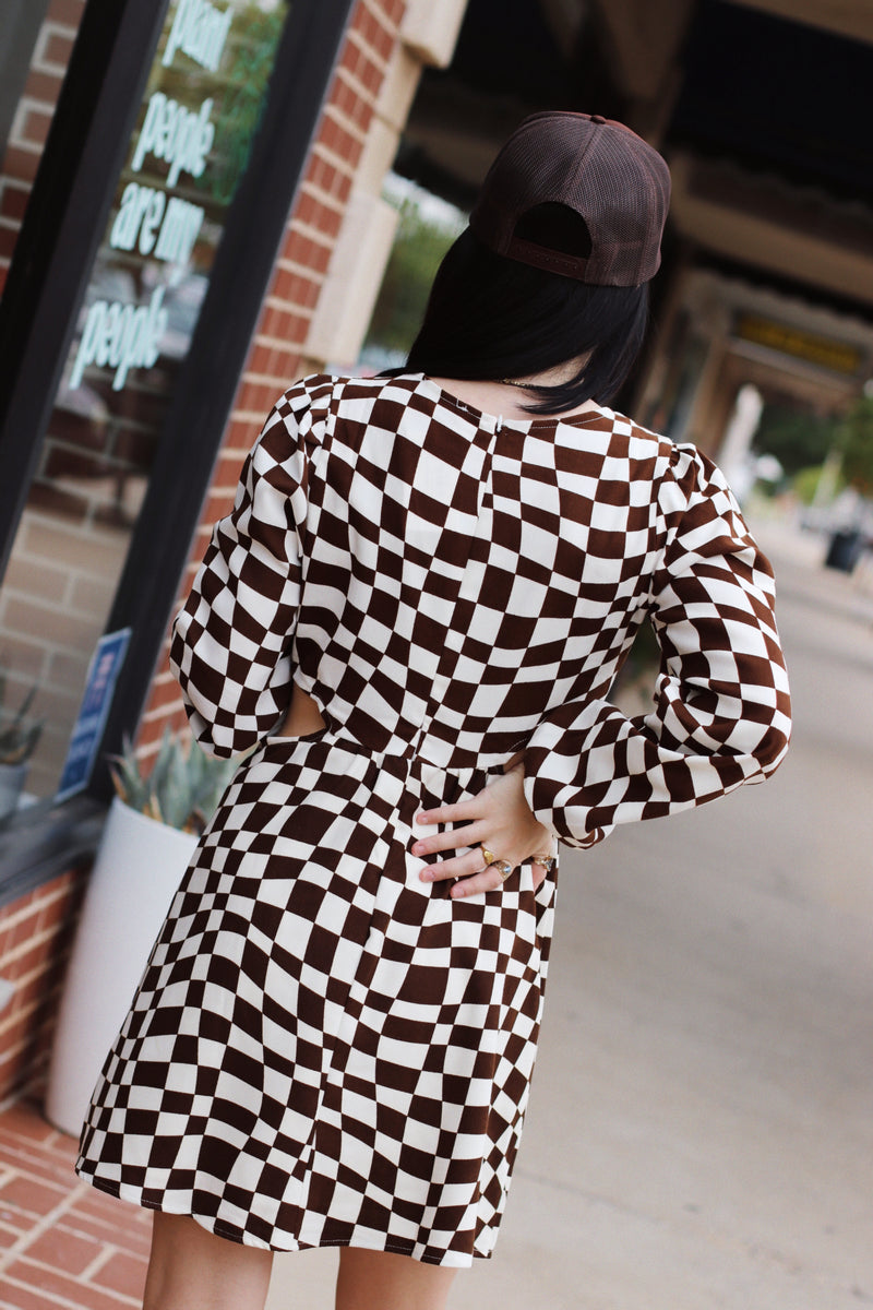 Nyla Checkered Dress