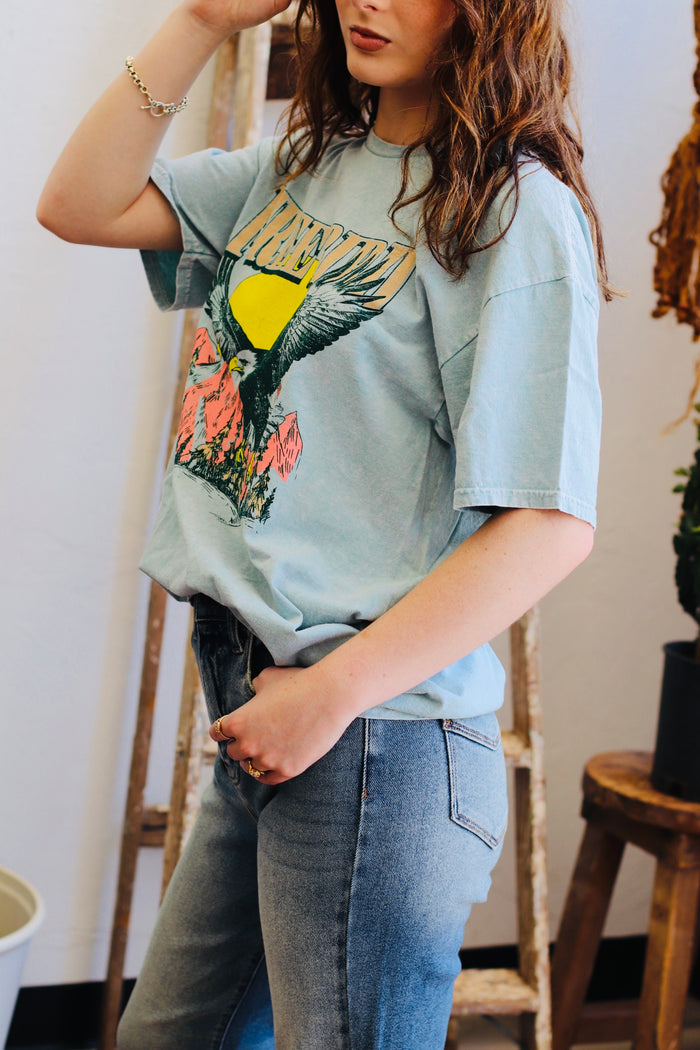 Freedom Teal Graphic Tee