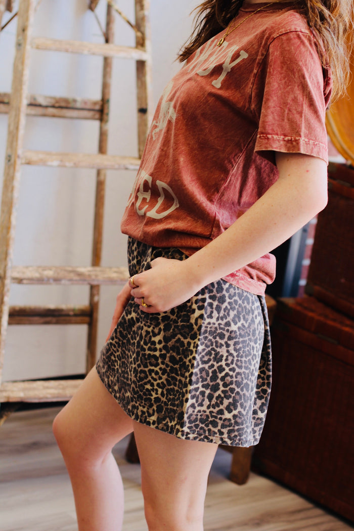 Coyote Ugly Leopard Mini Skirt