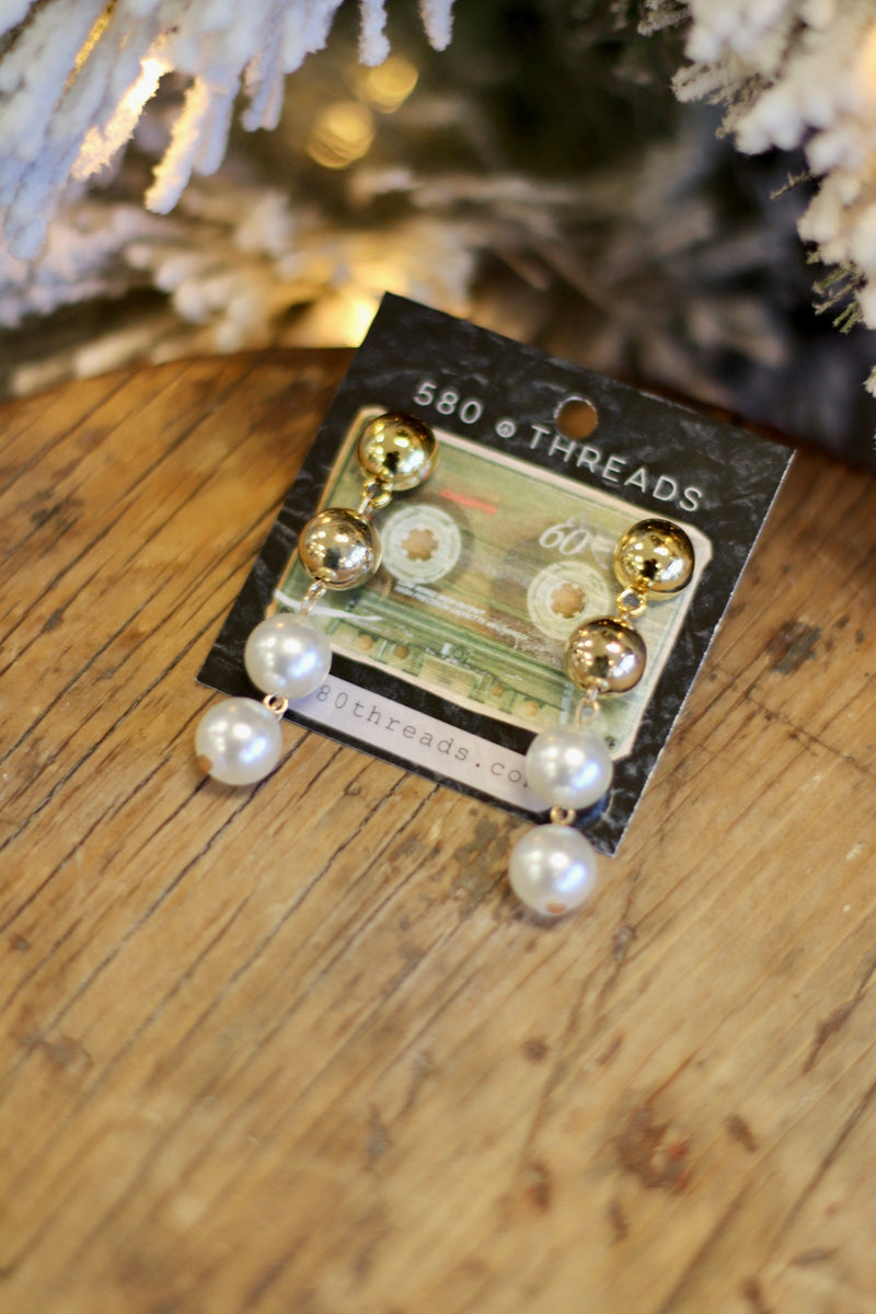 Pearl Dangle Earrings