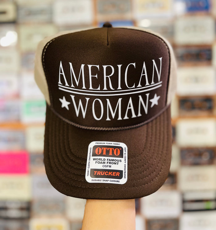 580 Trucker + American Woman Brown