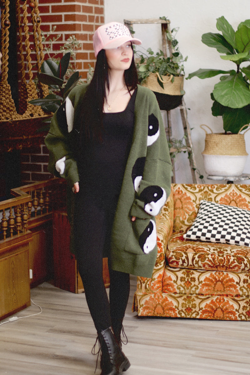 The Best Yin Yang Cardigan in Olive