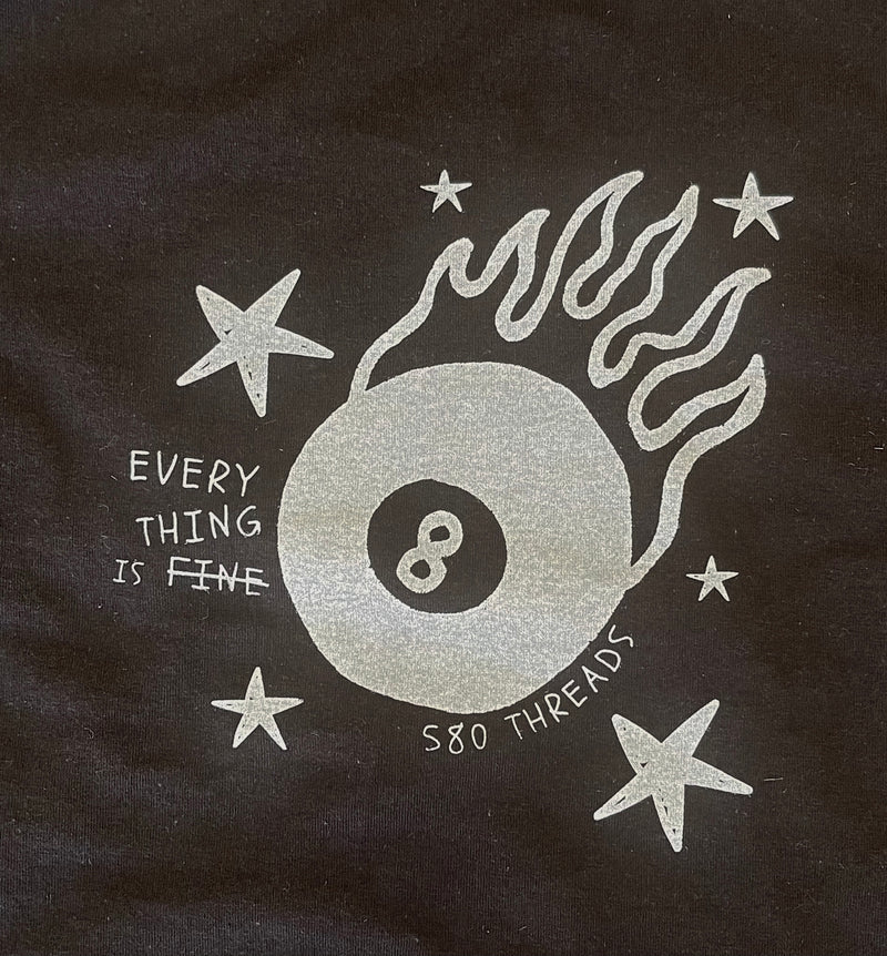 Every Thing Is FiNe - Black Tee