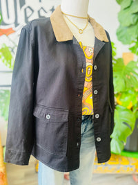Working Girl Barn Jacket + Black