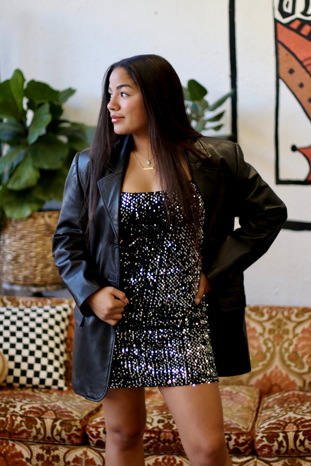 Sparkle Sequin Bodycon Mini Dress