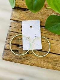 Skinny Hoop Earrings + 9 Colors