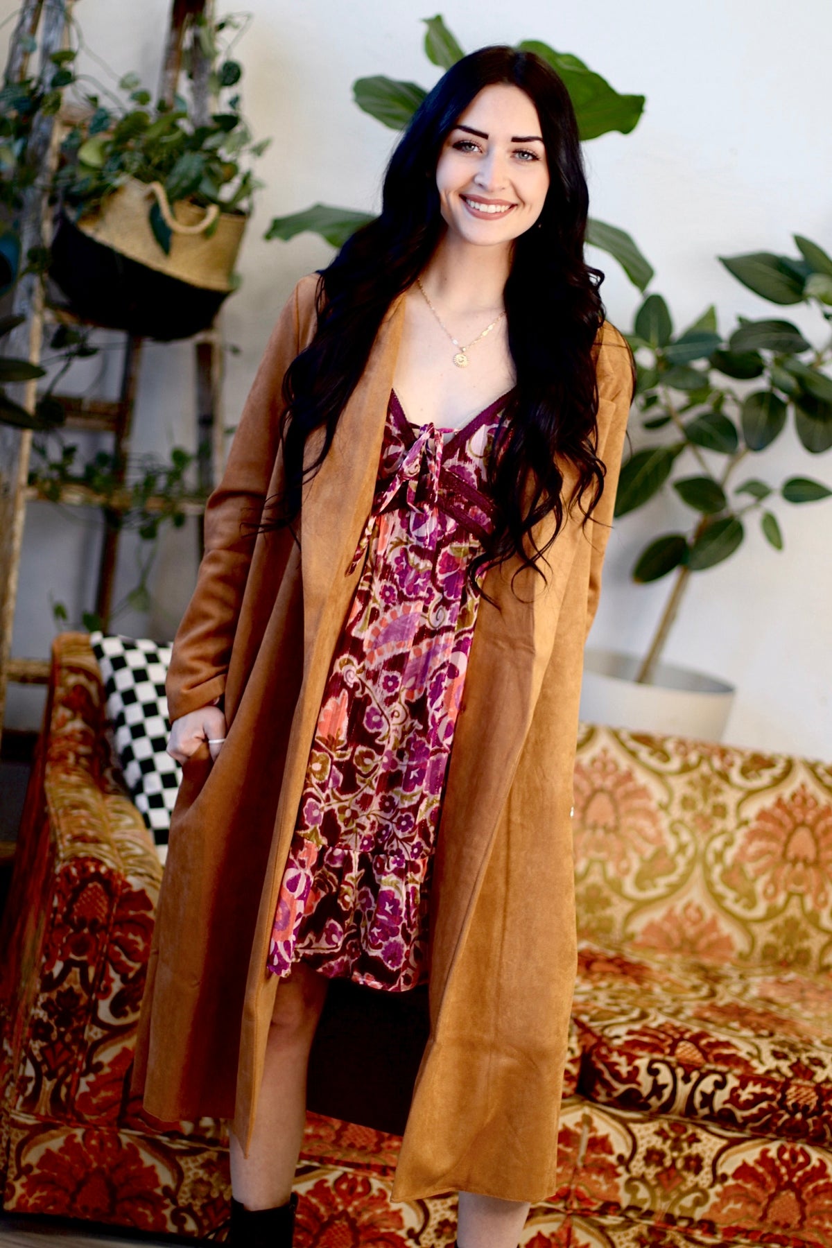 Bethany Trench Coat + Camel