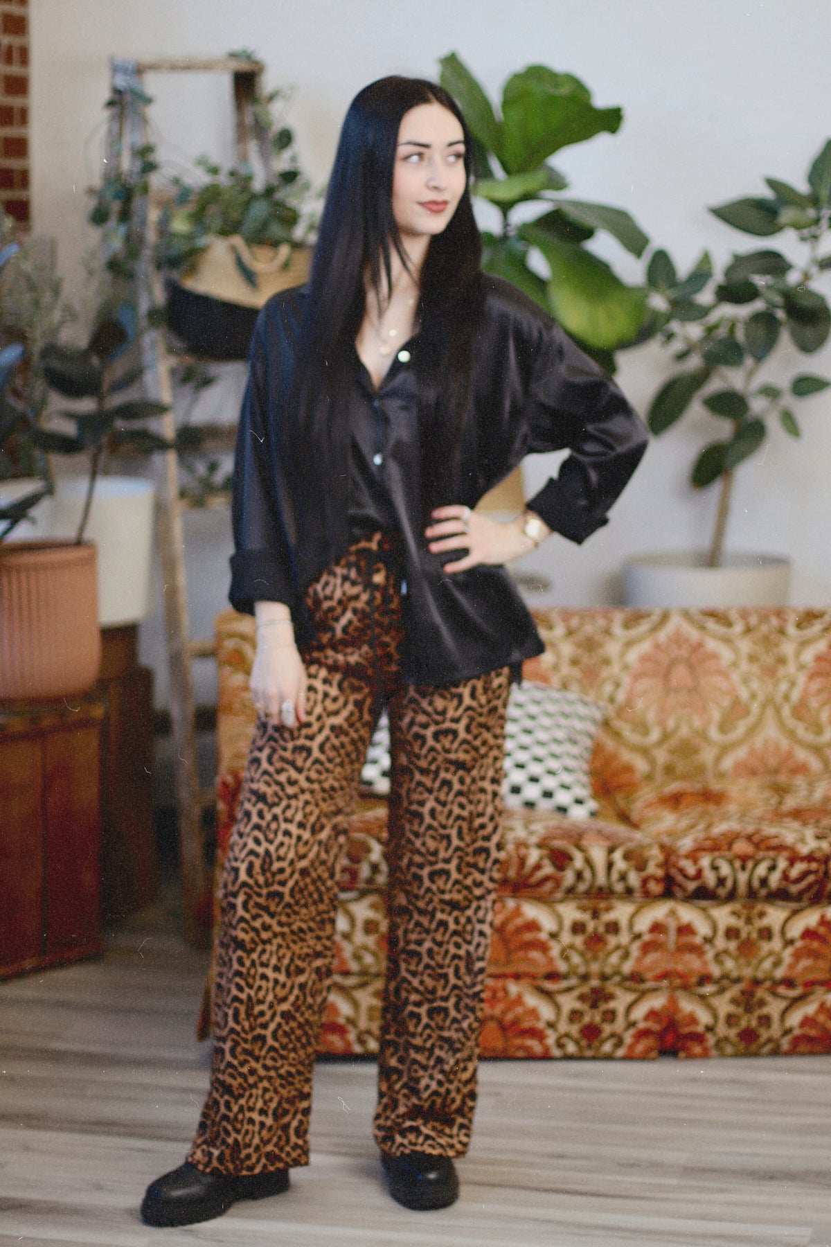 Zoe Leopard Pants