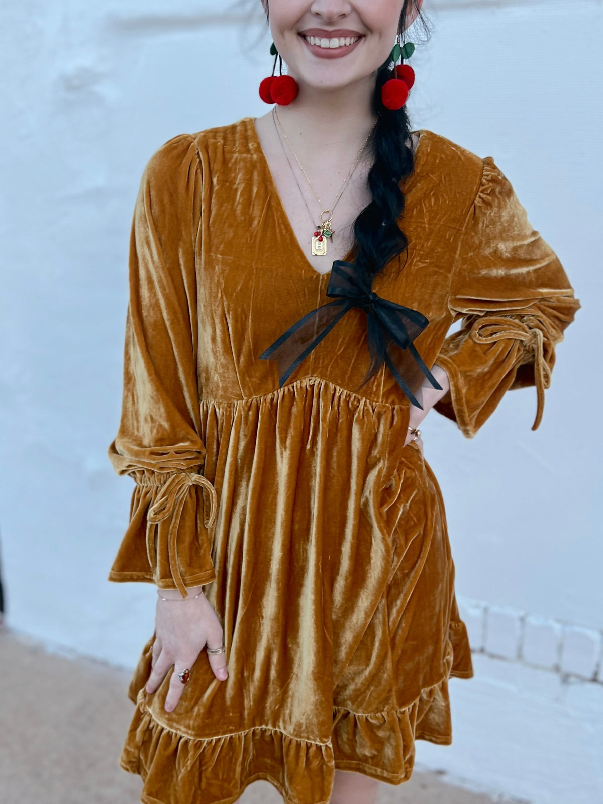 Goldie Velvet Dress