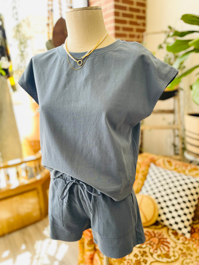 580 Friday Lounge Set in Blue