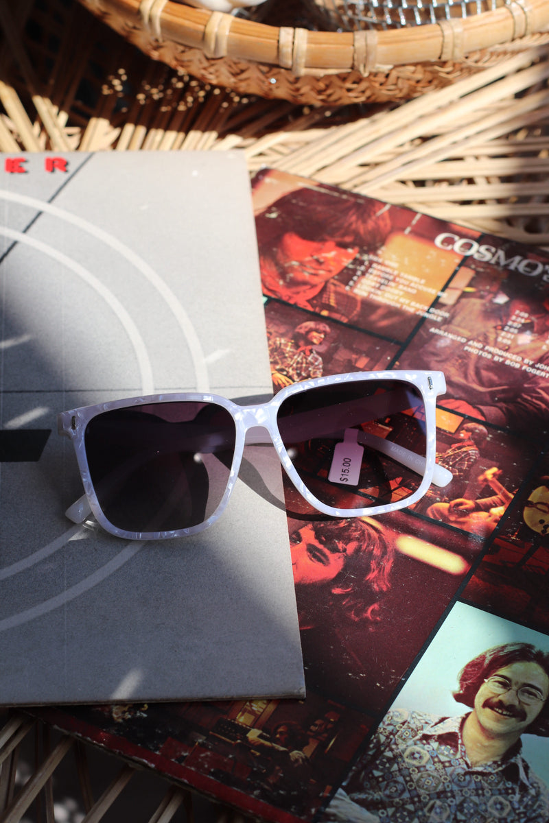 Square Frame Mix Sunglasses