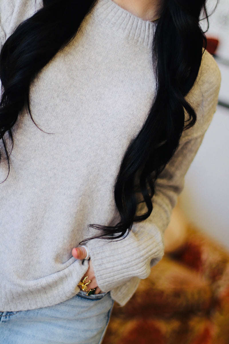 Not So Basic Sweater in Grey