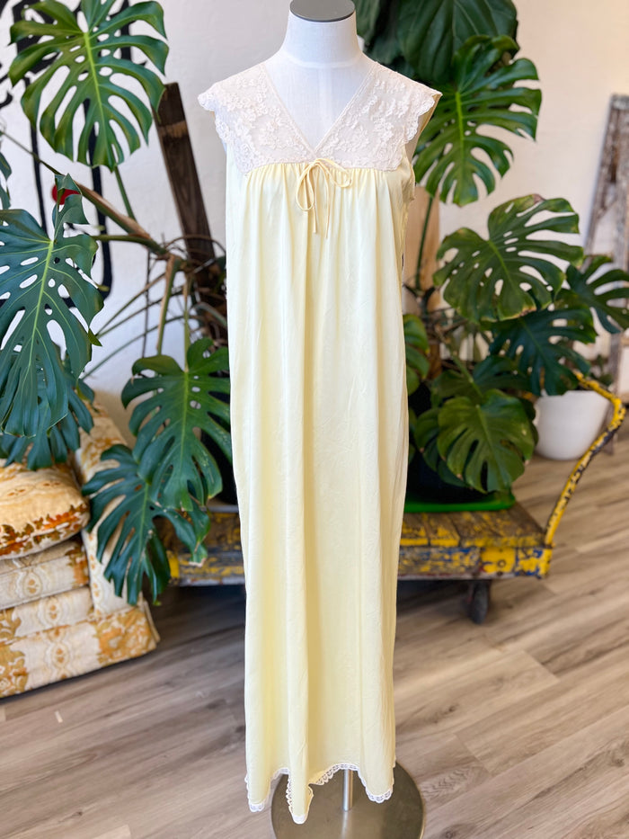 Vault | Yellow Slip Dress size Medium