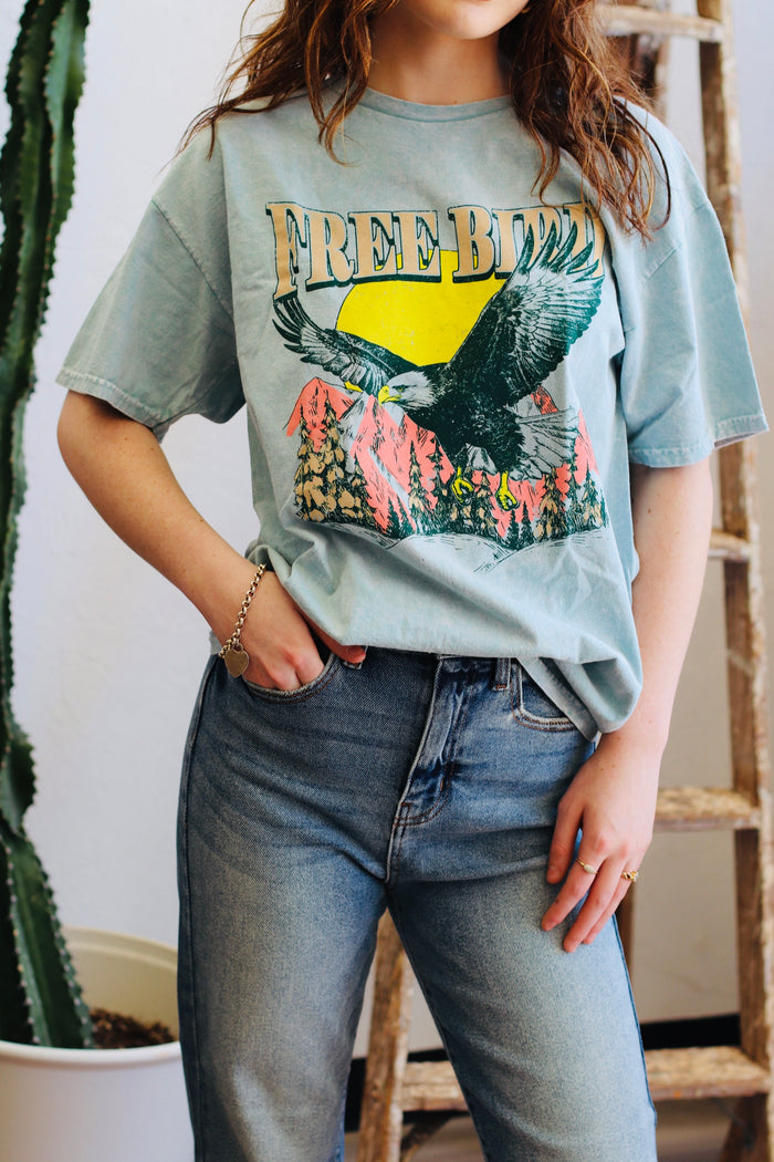 Freedom Teal Graphic Tee