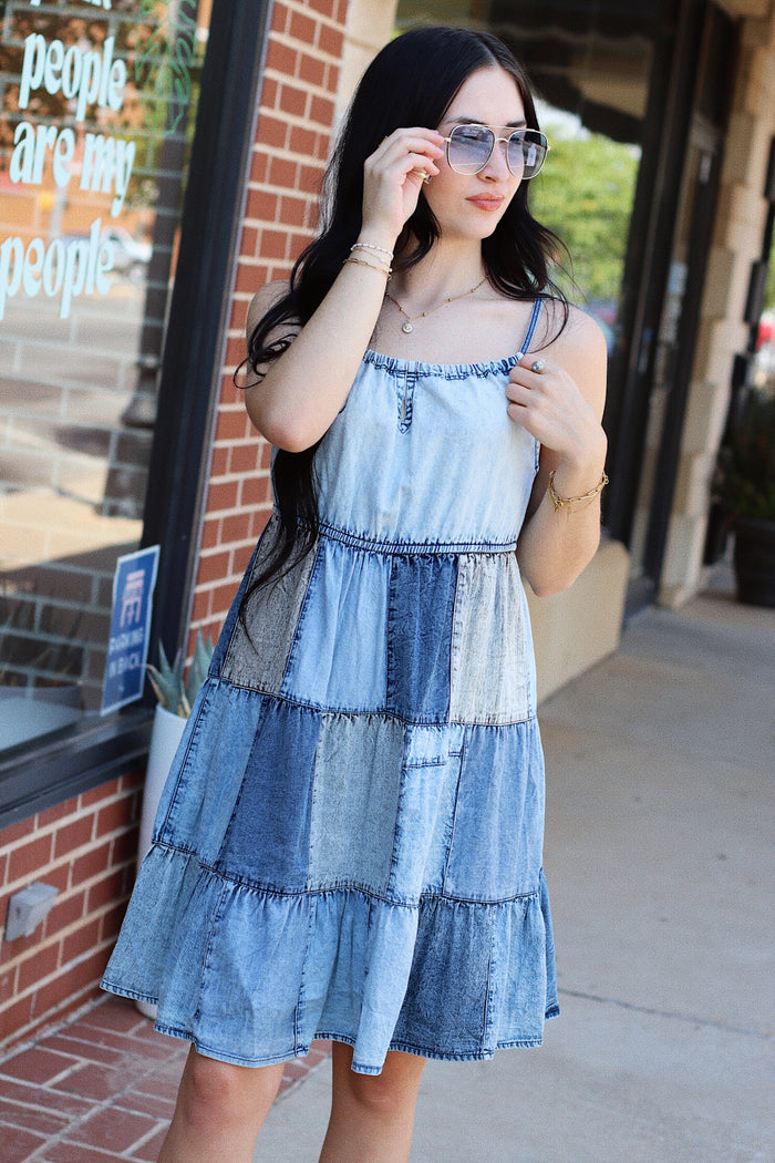 Harmony Denim Mini Dress